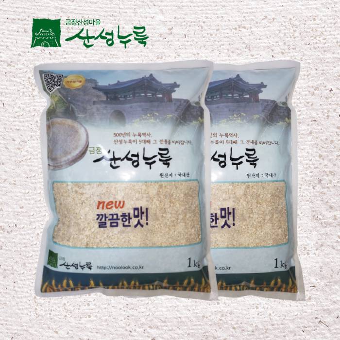 [금정산성누룩] 국내산 우리밀 분쇄누룩 2kg (New 깔끔한 맛!)